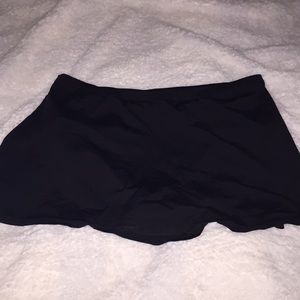 Black swim skirt/tennis skirt